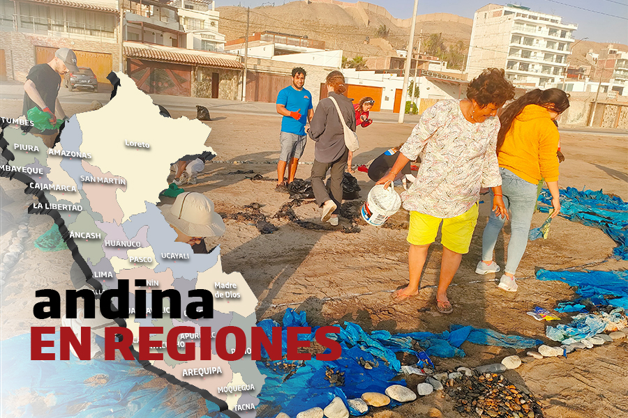Andina en Regiones: impulsan campaña de limpieza de playas en Huanchaco